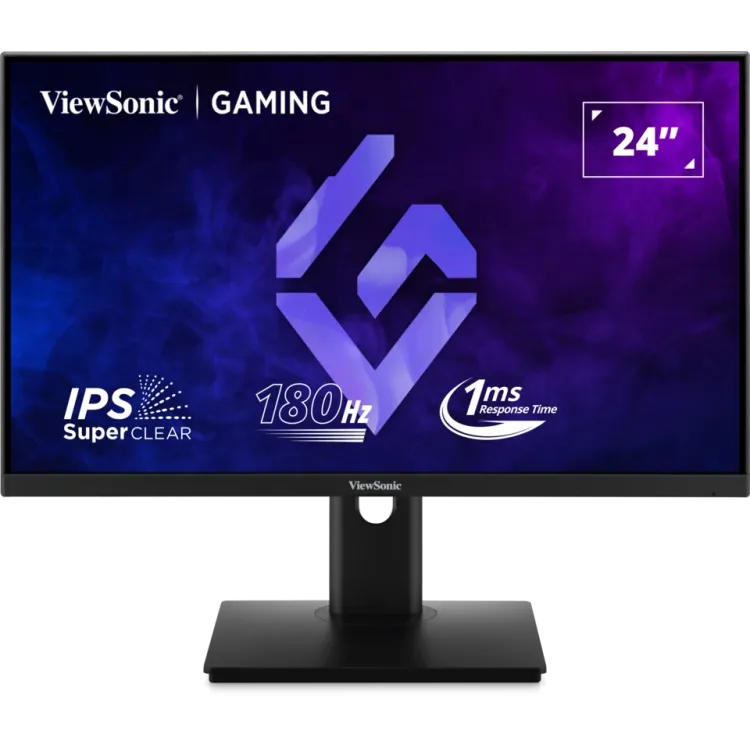 ViewSonic Monitor 24 XG24G1, 1920×1080 (FHD), IPS panel, 180Hz, 1 ms (MPRT), 1000:1, 300 cd/m², Adaptive Sync (FreeSync Premium)