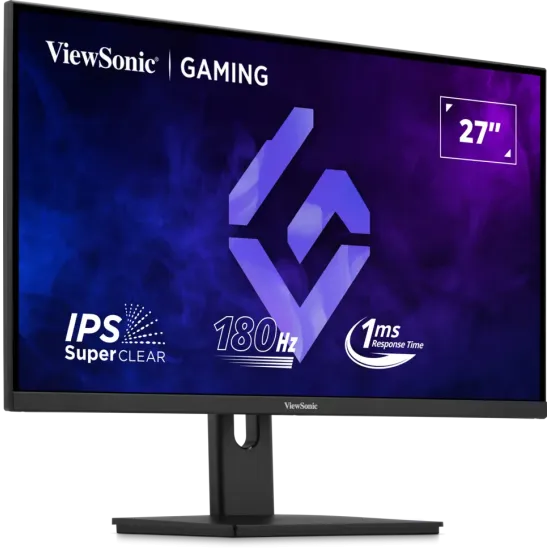 ViewSonic Monitor 24 XG24G1, 1920×1080 (FHD), IPS panel, 180Hz, 1 ms (MPRT), 1000:1, 300 cd/m², Adaptive Sync (FreeSync Premium)