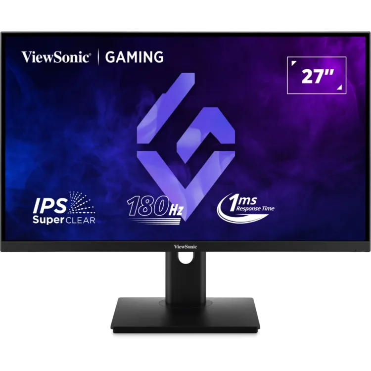 ViewSonic Monitor 27 XG27G1, 1920×1080 (FHD), IPS panel, 180Hz, 1 ms (MPRT), 1000:1, 300 cd/m², Adaptive Sync (FreeSync Premium)
