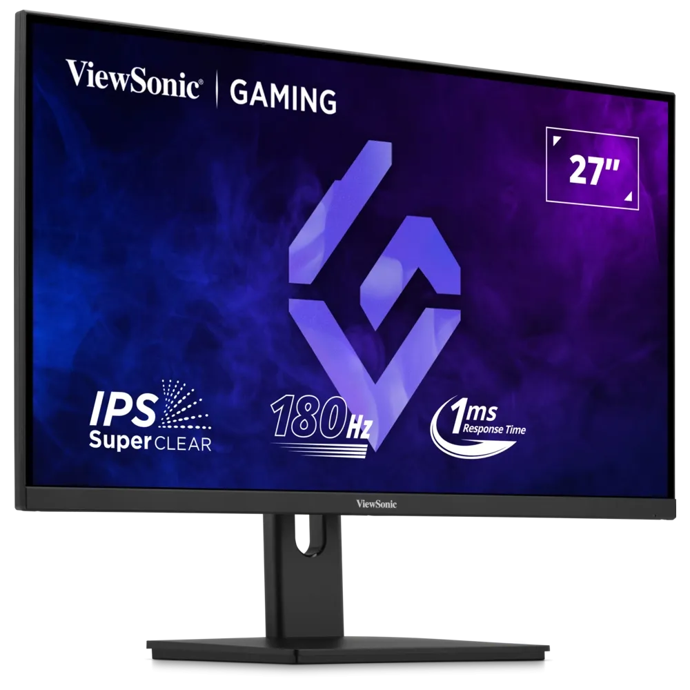 ViewSonic Monitor 27 XG27G1, 1920×1080 (FHD), IPS panel, 180Hz, 1 ms (MPRT), 1000:1, 300 cd/m², Adaptive Sync (FreeSync Premium)
