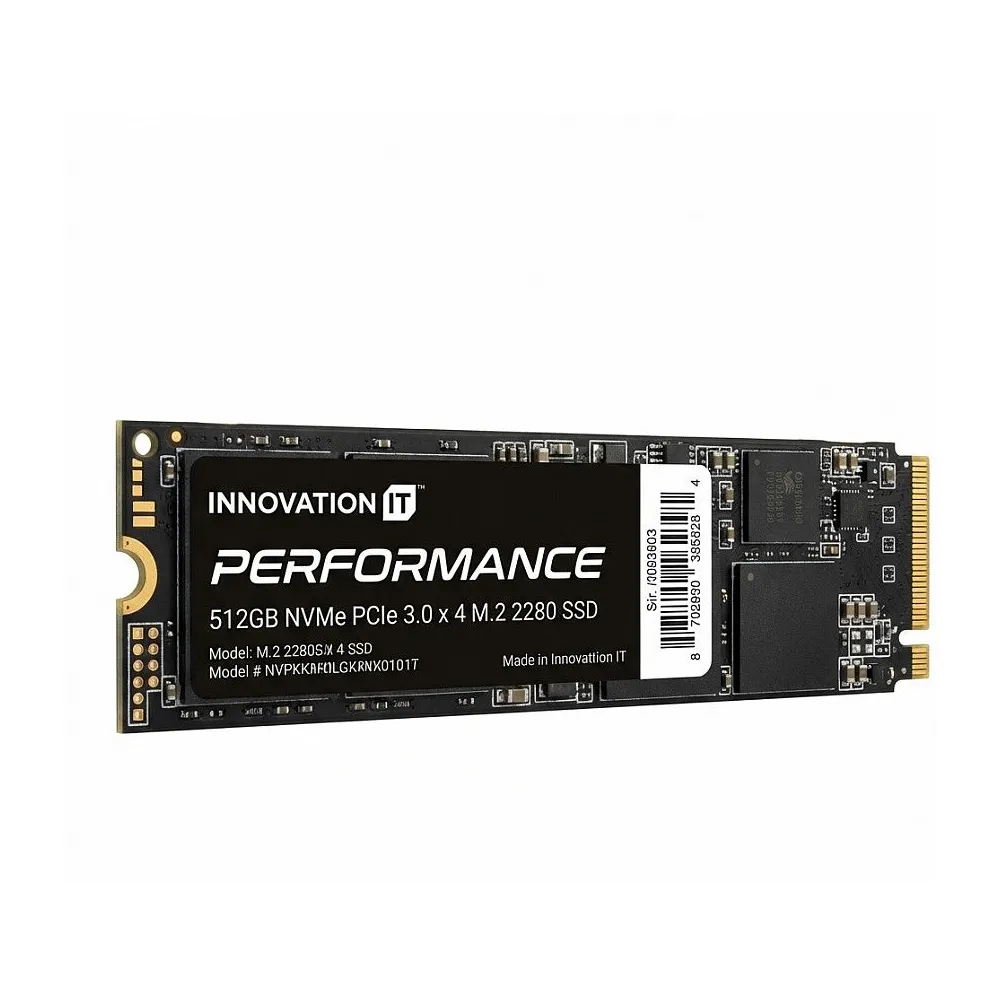 Innovation IT SSD 512GB M.2 Performance NVMe PCIe 3.0 x 4 bulk QLC