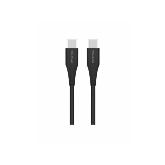 Swissten DATA CABLE TPE USB-C/USB-C POWER DELIVERY 5A (100W) 2,5 M BLACK