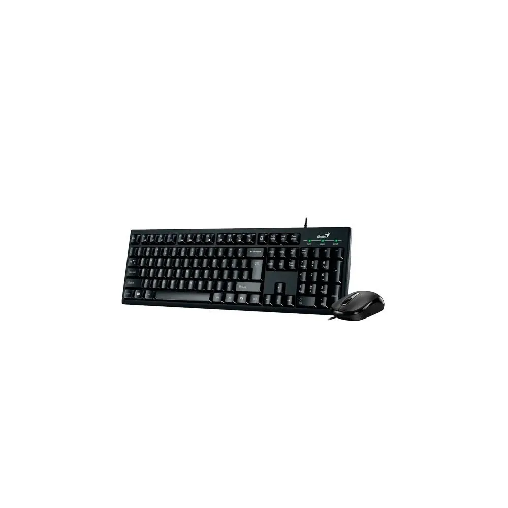 Genius SET KM-100SE bežični tastatura i miš, Black, US