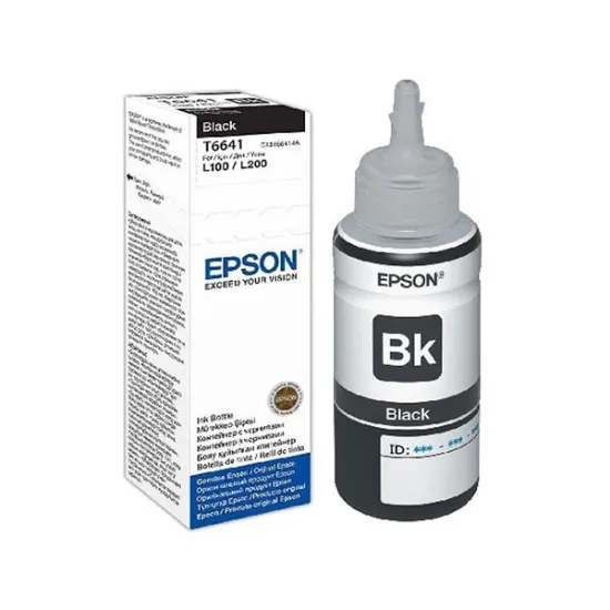 Epson KERTRIDZ T6641 black 70ml. (L110/L210)