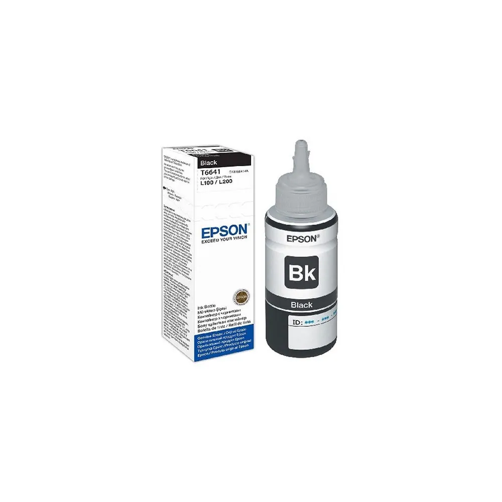 Epson KERTRIDZ T6641 black 70ml. (L110/L210)