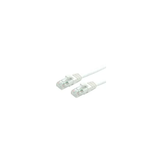 VALUE Cat.6 (Class E) UTP kabl, U/UTP, halogen-free, LS0H, 0.5m, bijeli
