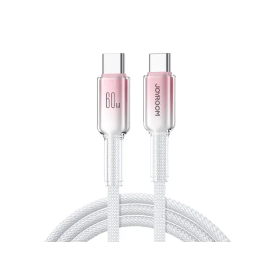 Joyroom S-A42 Crystal 60W Cable Type-C Type-C 1.2m-White